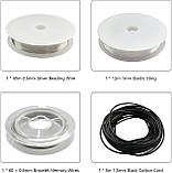 Набір для виготовлення біжутерії (золотий) – 12 видів аксесуарів, інструменти, фото 4