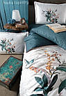 Постільна білизна сатинова La Romano Premium 300 TC євро розмір Nadia tapestry, фото 2