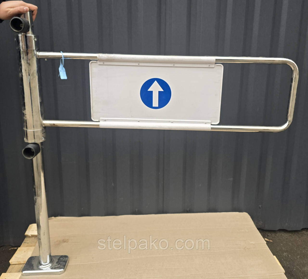 Вхідний турнікет механічний «Брамка», 100 см., лівий, Б/у, фото 1