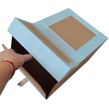 Архівна Коробка з Палітурного Картону (оклейний) 390х270х200 мм