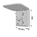 Дзеркало з тумбою. Прямокутне 60х50 (см.), фото 6
