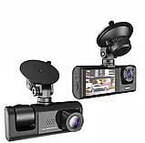 Відеореєстратор Black Box AB-0891 з двома Full HD 1080P камерами (фронтальна + салон), фото 2