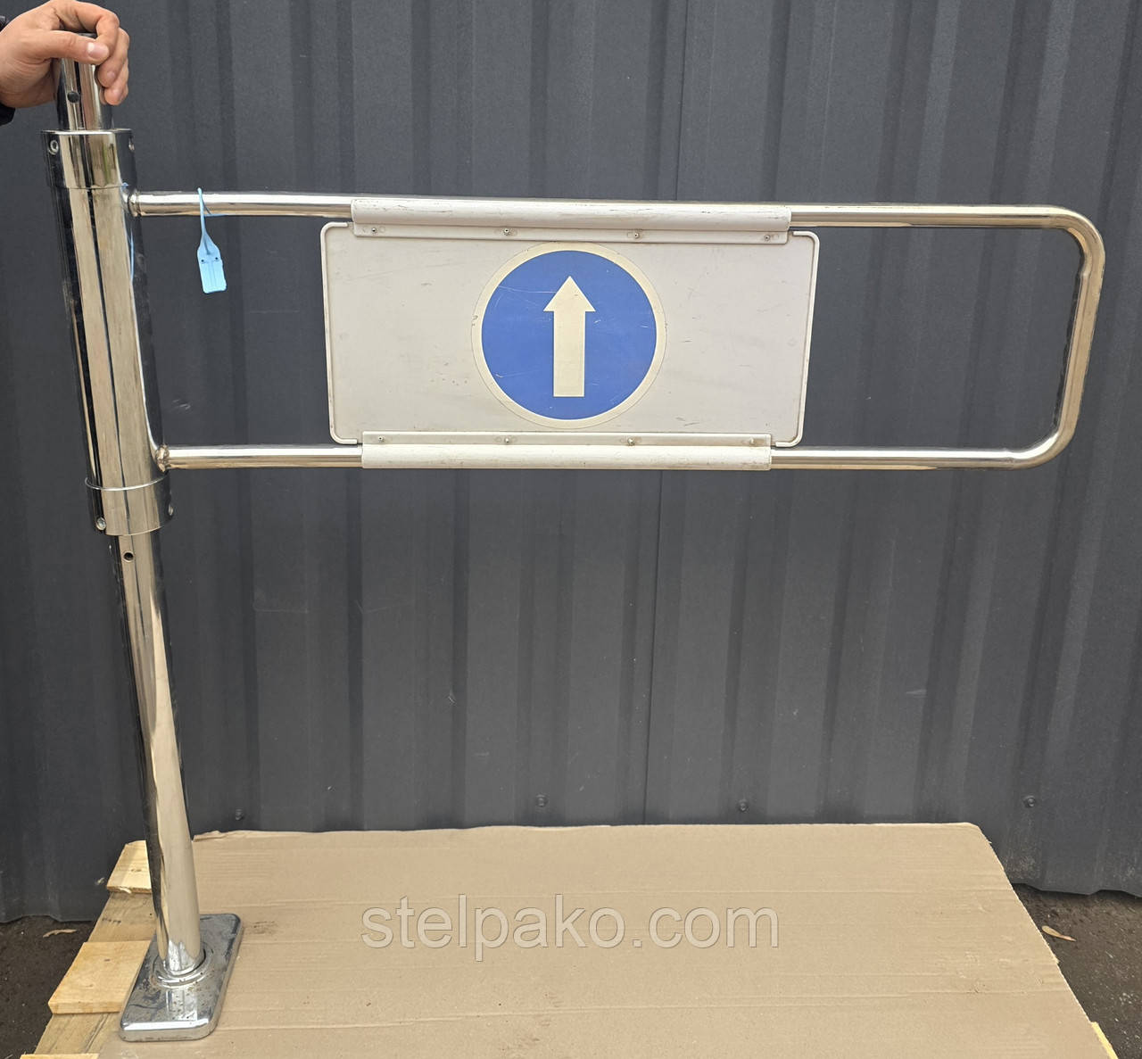 Вхідний турнікет механічний «Брамка», 100 см., лівий, Б/у, фото 1