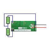 Контролер заряду-розряду BMS 2S 20A 7.4 В/8.4 В Li-Ion з балансуванням, фото 5
