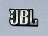 Значок, наклейка, логотип JBL 23.5x13mm на сітку колонки, фото 3