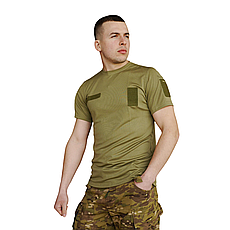 Футболка олива CoolMax, фото 2