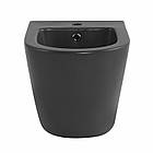Біде підвісне Qtap Robin 515x370x350 мм, Anthracite QT13551381GAN, фото 3
