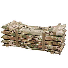 Розкладний каремат мультикам посилений (20мм+стропа) К-2