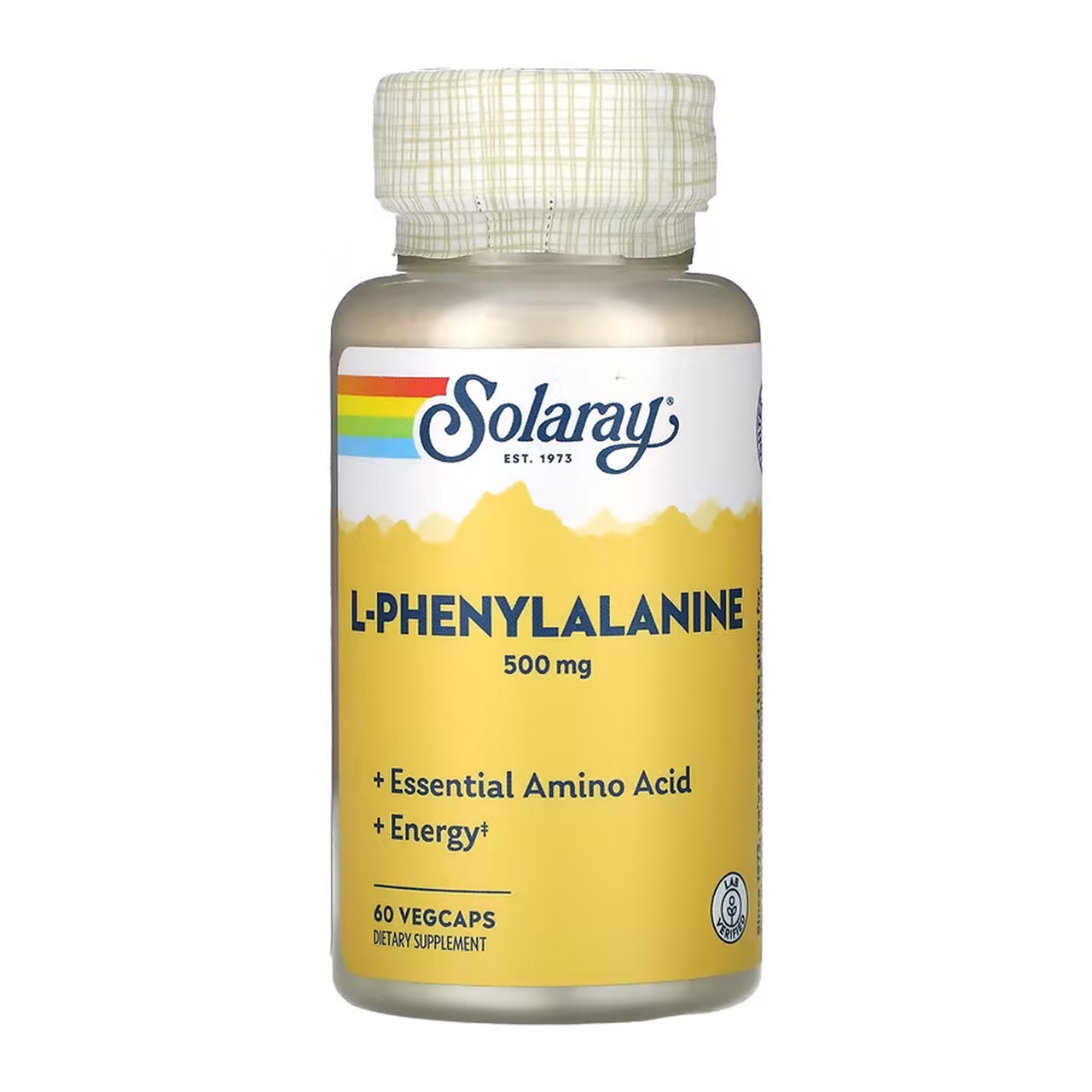 L-Phenylalanine 500mg - 60 vcaps, фото 1