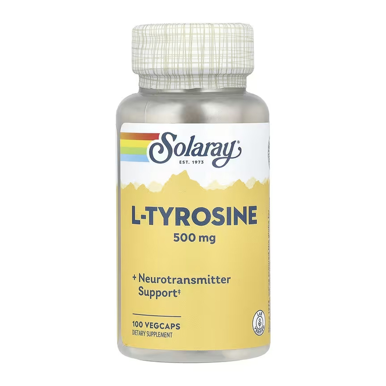 L-Tyrosine 500mg - 100 vcaps, фото 1