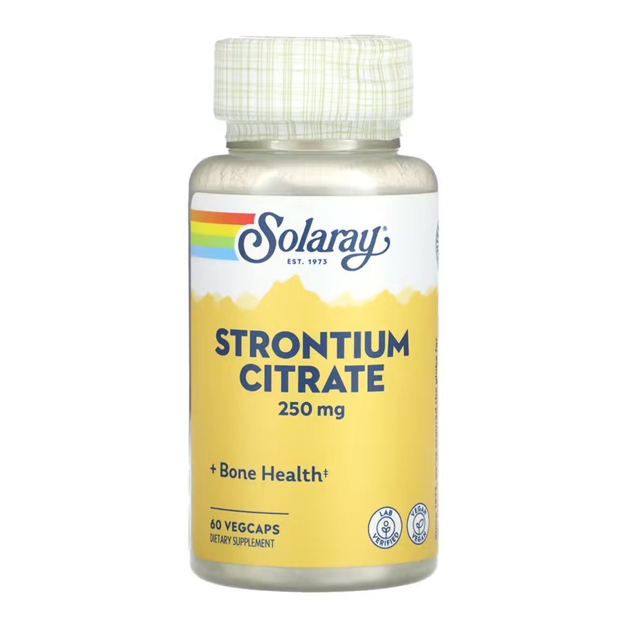 Strontium Citrate 250mg - 60 vcaps, фото 1