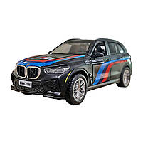 Машина метал BMW X5M БМВ 1:43 чорний 5*11*3см (250360), фото 3