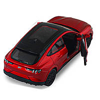 Машина метал Ford Mustang Mach-E GT 2023 Форд 1:43 червоний 5*12*4см (250387W), фото 3