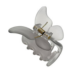 Барвик для волосся метелик матовий сірий Miso