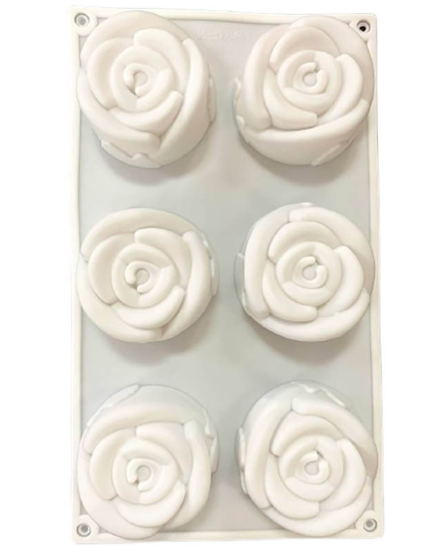Силіконова форма «Троянди» (6 шт.), фото 1