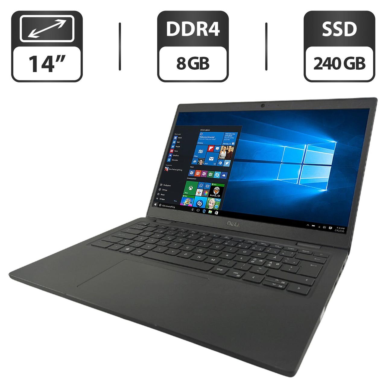 Ультрабук Dell Latitude 3420/ 14" (1366x768)/ Core i5-1135G7/ 8 GB RAM/ 240 GB SSD/ Iris Xe