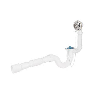 Сифон для ванни Lidz (WHI) 60 03 V001 00 прямоточний (вихід 50 мм)