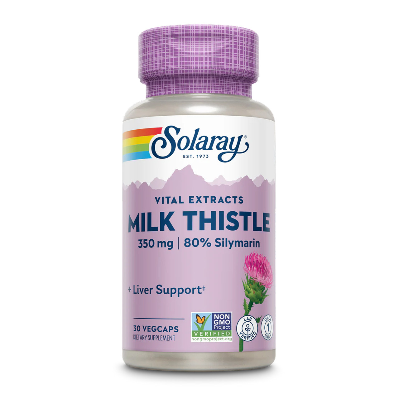 Milk Thistle Seed Extract One 350mg - 30 vcaps, фото 1