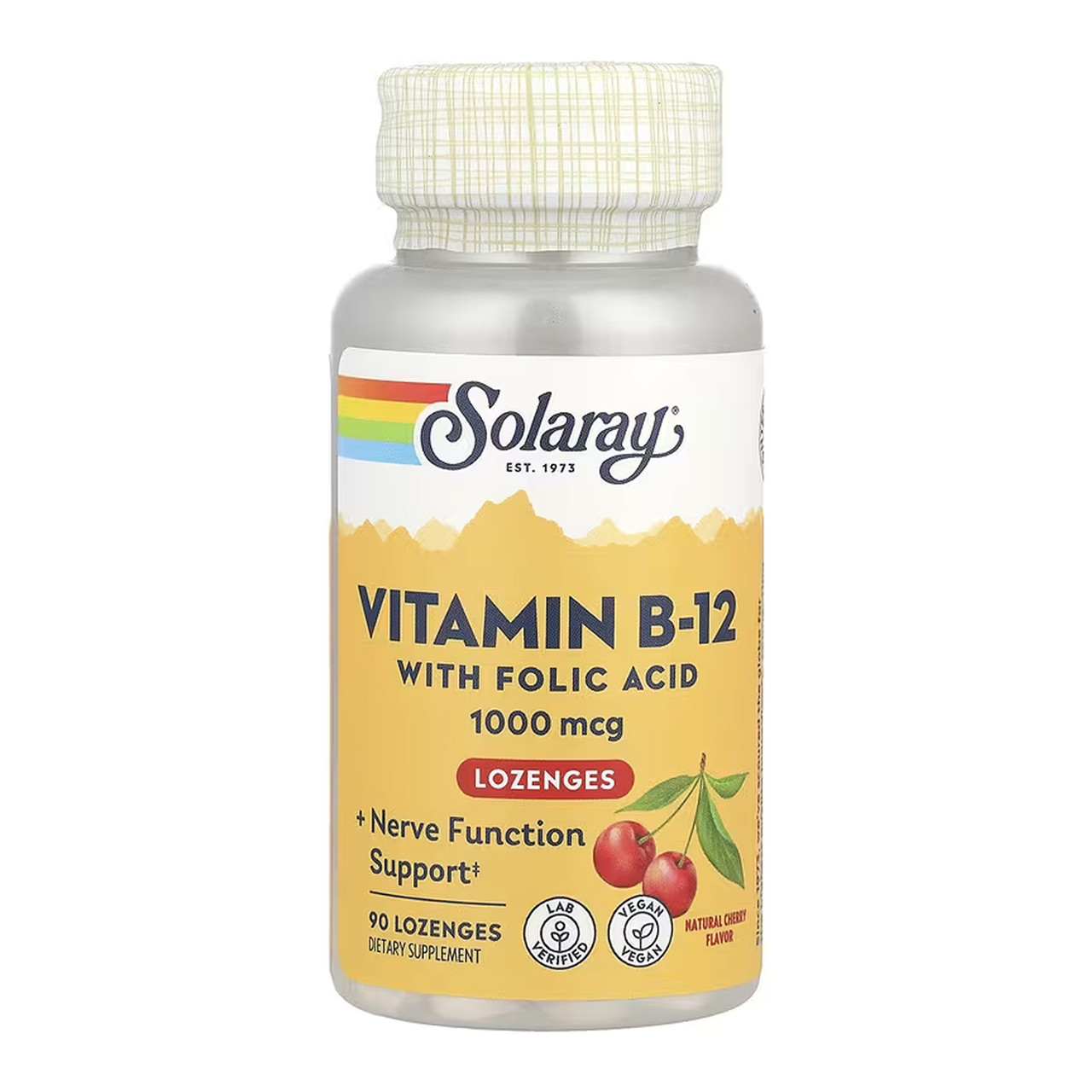 Vitamin B-12 1000mcg - 90 lozenges, фото 1