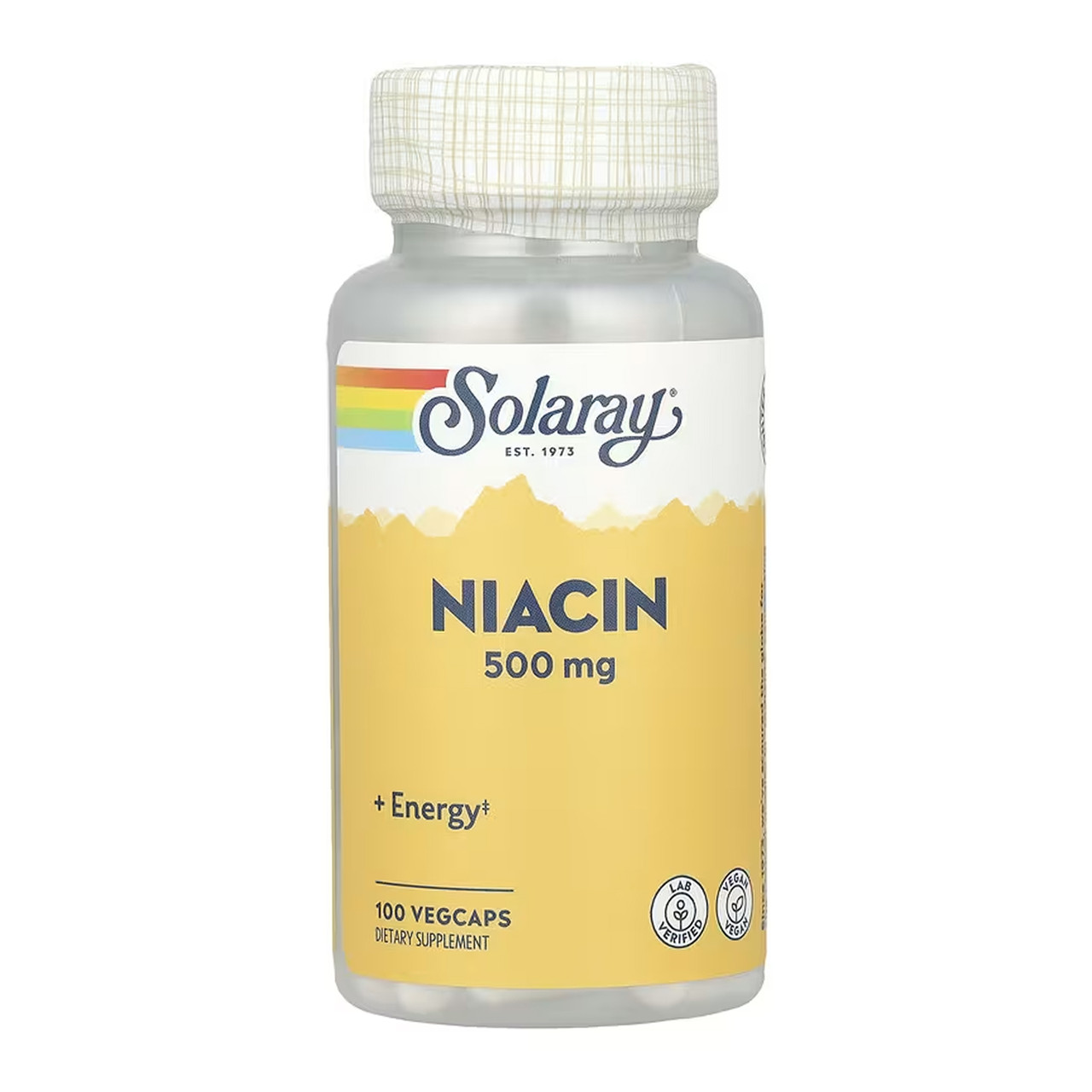 Niacin 500mg - 100 vcaps, фото 1