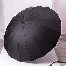 Класична парасолька-тростина напівавтомат з поліестеру міцна надійна 16 спиць діаметр 116 см HP-23-5