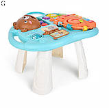 Ходунки 994 3в1: стіл, бізіборд, піаніно з підсвіткою, кульки та ігри для розвитку малюка, фото 8