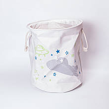 Кошик для іграшок тканинний 40×40×47 см Білий HP-41-15W