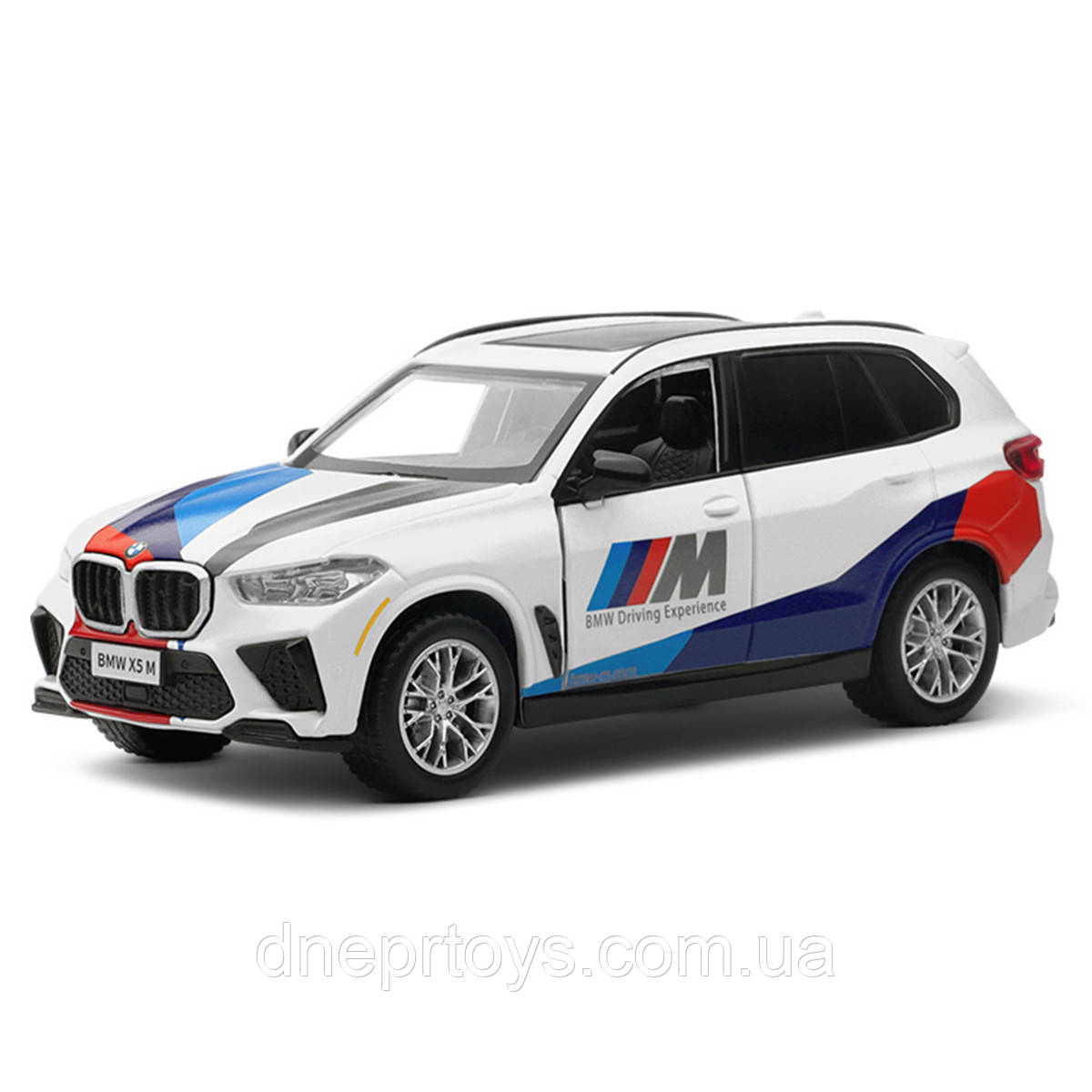 Машина метал BMW X5M БМВ 1:43 біла 5*11*3см (250411), фото 1
