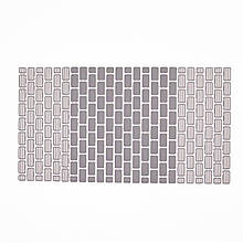 Килимок для ванної туалету душу із полівінілхлориду на присосках 73×40 см HP-42-7G