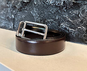 Чоловічий двосторонній шкіряний ремінь 1845
