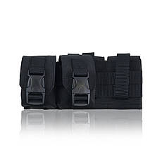Підсумок під 2 гранати Kiborg GU Double Mag Pouch (Чорний), фото 3