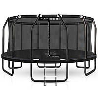 Батут THUNDER INSIDE ELITE 16 футів (488 см) з внутрішньою сіткою — безпечний і міцний садовий батут для всієї родини