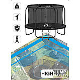 Батут THUNDER INSIDE ELITE 16 футів (488 см) з внутрішньою сіткою — безпечний і міцний садовий батут для всієї родини, фото 3