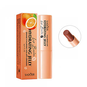 Бальзам-тінт для губ SADOER Hyaluronic Jelly Orange живильний, проти сухості та тріщин 3 г