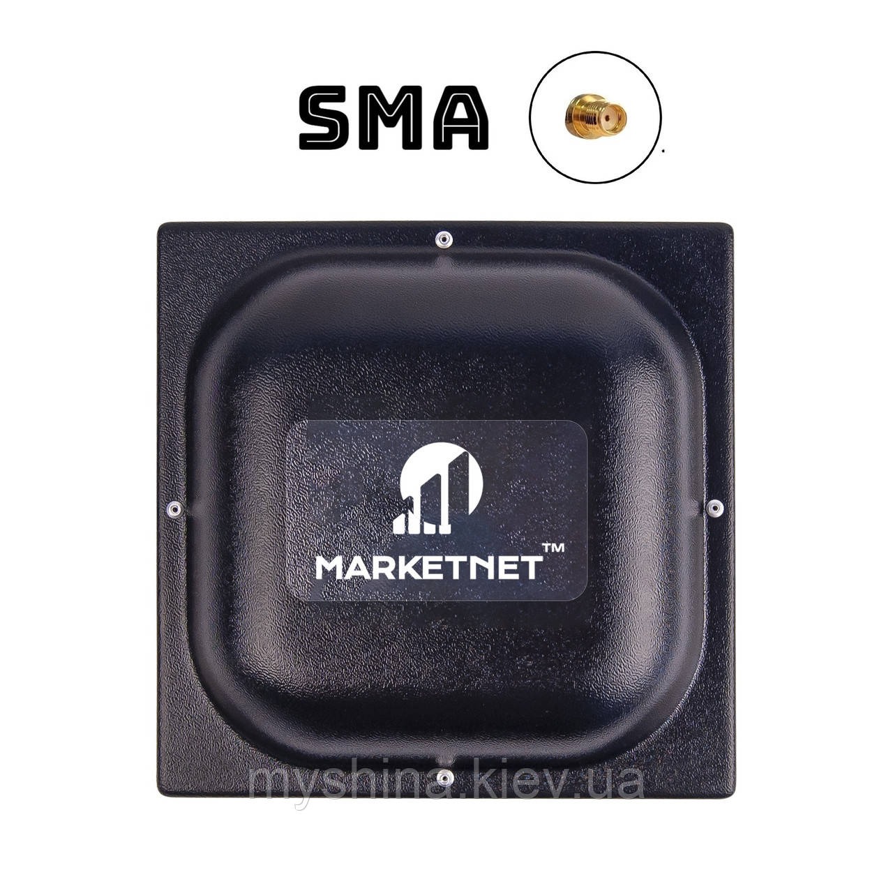 4G Антена панельна MARKETNET T800 MIMO SMA потужністю 2 х 21 dBi дії 900/1800/2100/2600 МГц, фото 1