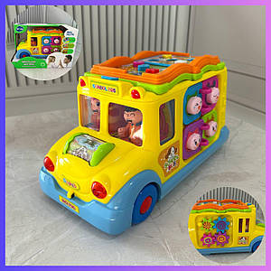 Дитяча інтерактивна машинка Hola 796 Шкільний автобус