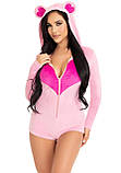Комбінезон «Солодкий ведмедик» Leg Avenue Sweetheart Bear Velvet Romper S, фото 3