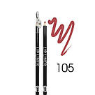 Олівець для губ дерев'яний з точилкою Lip Liner Jovial Luxe 105 Матовий Peach Персиковий, фото 3