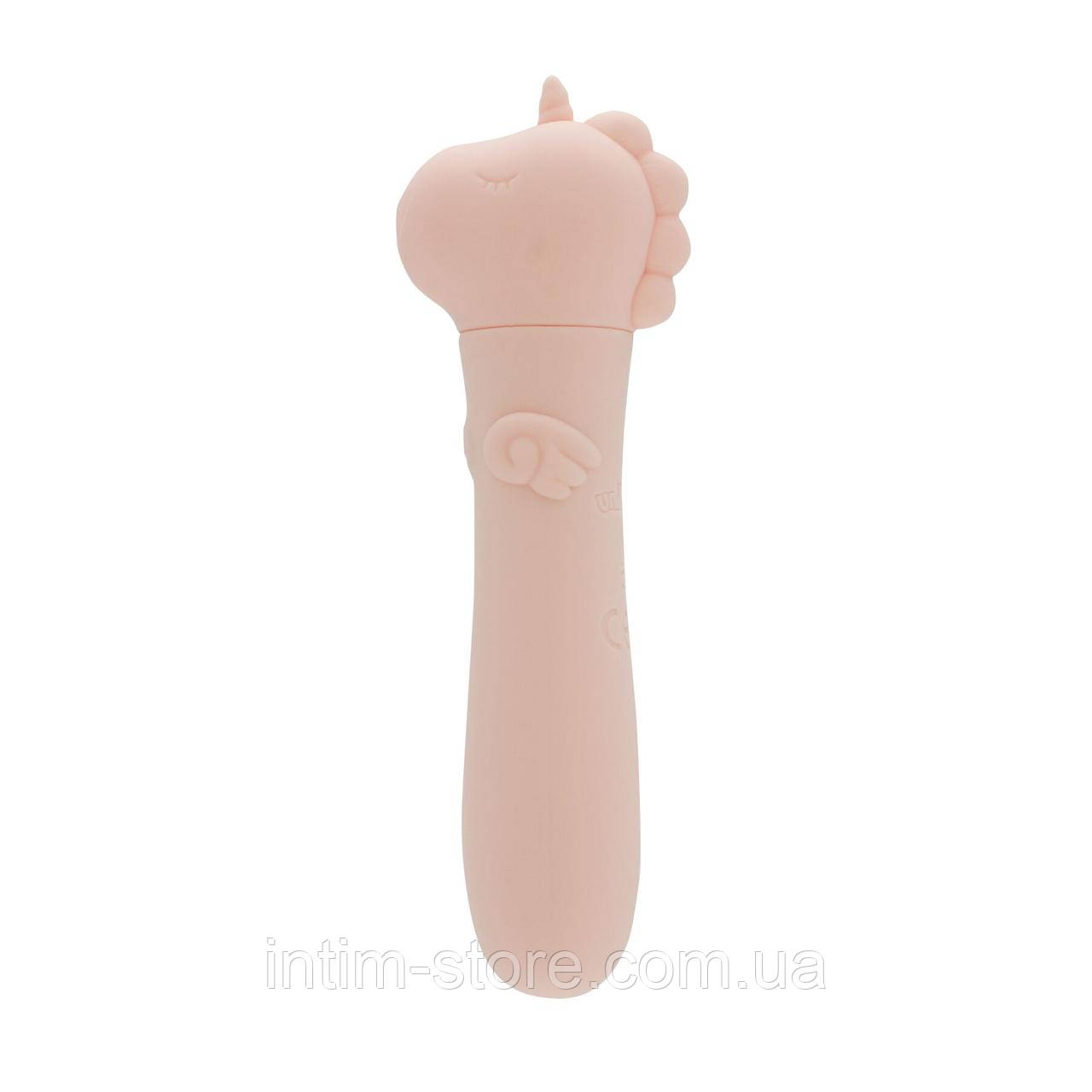 Вібратор-єдиноріжка Unihorn USB Bullet - Heart Throb, віброкуля, USB-зарядка, фото 1