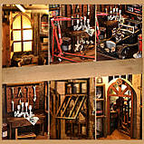 Бук Нук Ремонтна Майстерня Інтер'єрний конструктор Craftsmanship Repair Shop DIY Book Nook BV02-016, фото 8