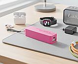 Зовнішній акумулятор Power Bank UKC A5 Pink, фото 2