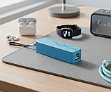 Зовнішній акумулятор Power Bank UKC A5 Blue, фото 2