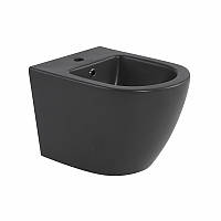 Біде підвісне Qtap Robin 515x370x350 мм, Anthracite QT13551381GAN