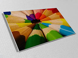 Пластикова табличка на двері з повноколірним друком, 150х70 мм (Ламінація: Без ламінації;  Спосіб нанесення: