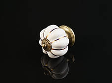 Ручка керамічна. Колір білий. 40х37мм