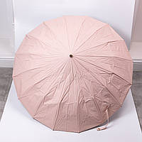 Парасолька механічна з принтом надійна з поліестеру діаметр 99 см Рожева HP-23-3M