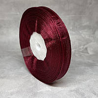 Органза (стрічка) 0,9 см, колір- марсала, арт 019323, 45 метрів, Марсала