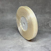 Органза (стрічка) 0,9 см, колір- молочний, арт 019324, 45 метрів, Молочний