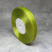 Органза (стрічка) 0,9 см, колір- оливковий, арт 019327, 45 метрів, оливковий