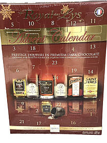 Адвент календар ABTEY Royal des Lys з 24 шоколадними лікерами 290 г